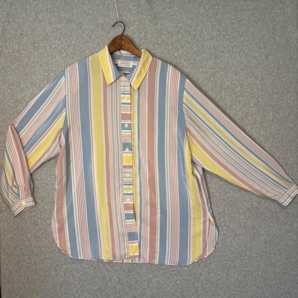 Striped Button-Up Shirt
